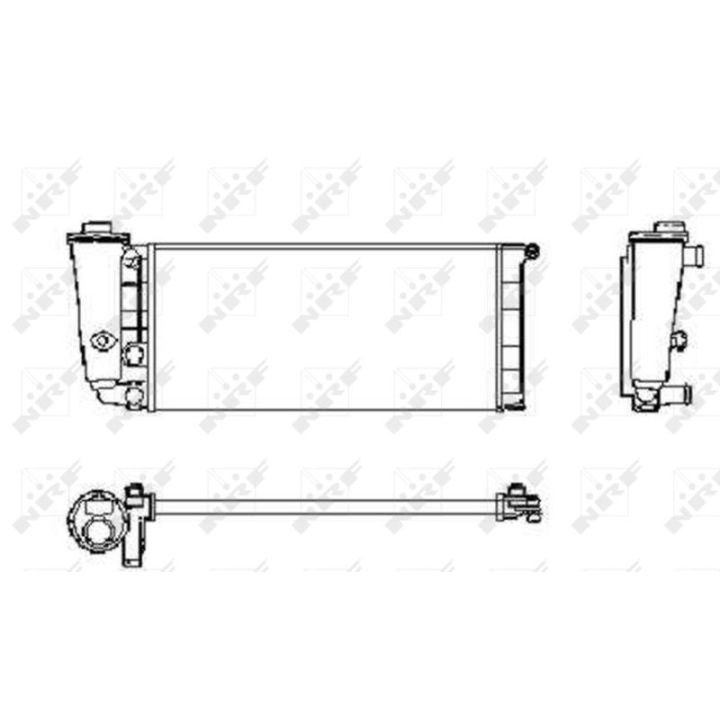 Radiatorius, variklio aušinimas NRF 58781