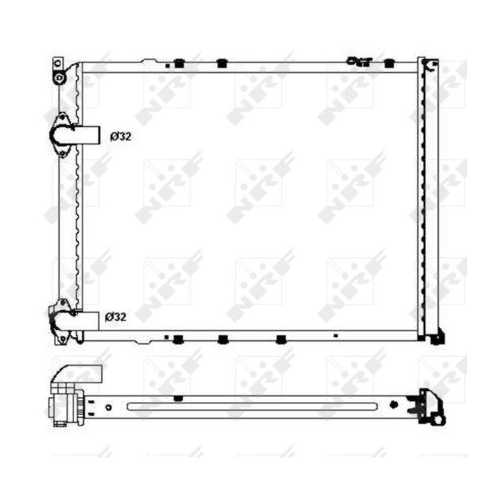 Radiatorius, variklio aušinimas NRF 58848