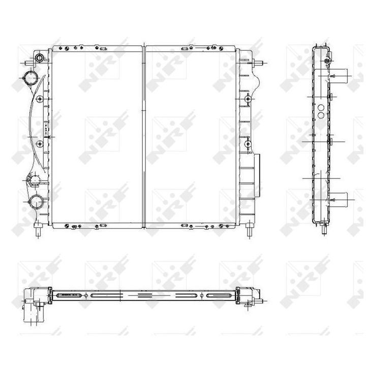 Radiatorius, variklio aušinimas NRF 58934