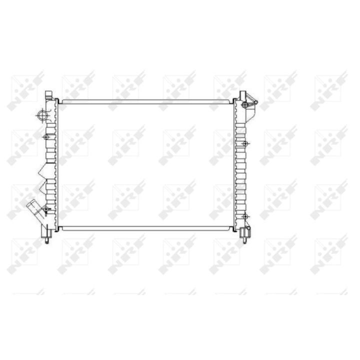 Radiatorius, variklio aušinimas NRF 58943