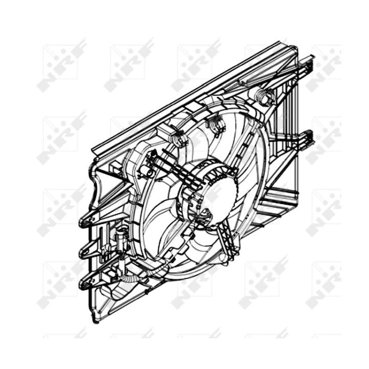 Ventiliatorius, radiatoriaus NRF 47594