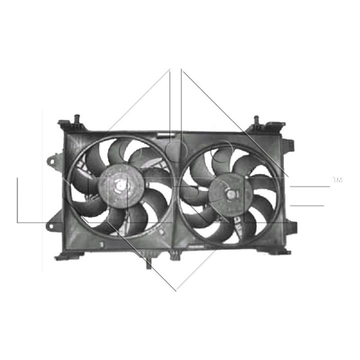 Ventiliatorius, radiatoriaus NRF 47802