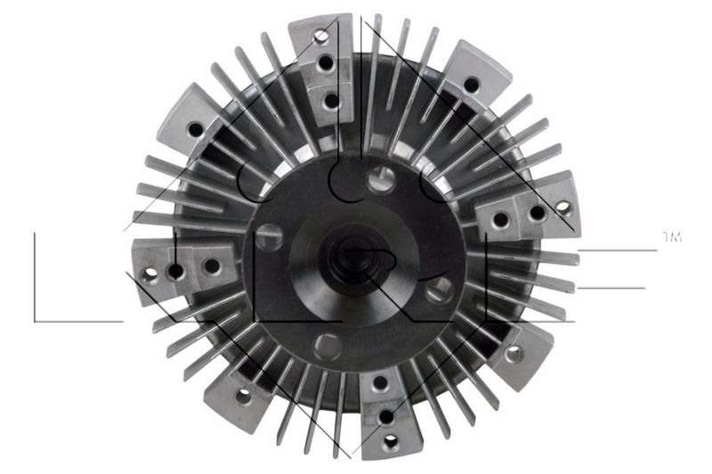 Sankaba, radiatoriaus ventiliatorius NRF 49528