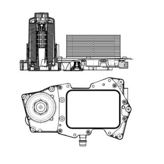 Korpusas, alyvos filtras NRF 31827