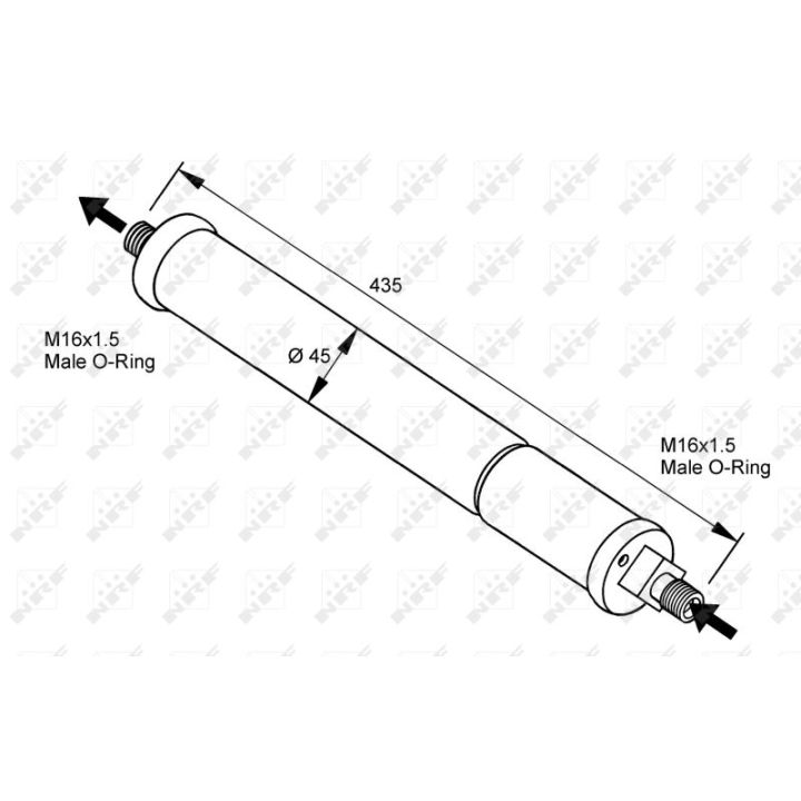 Džiovintuvas, oro kondicionierius NRF 33097