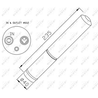 Džiovintuvas, oro kondicionierius NRF 33225
