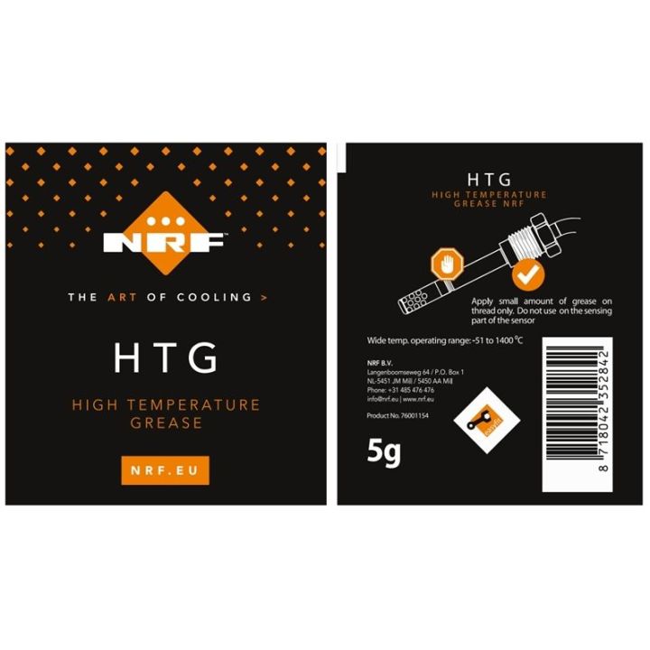 Jutiklis, išmetamųjų dujų temperatūra NRF 707399