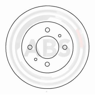 Stabdžių diskas A.B.S. 15034