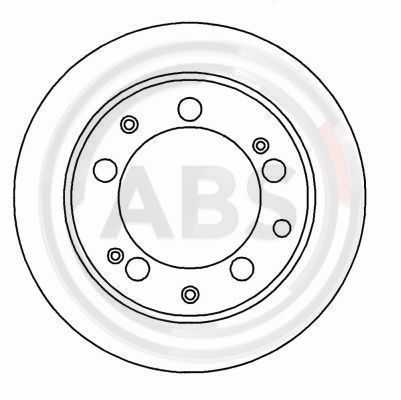 Stabdžių diskas A.B.S. 15941