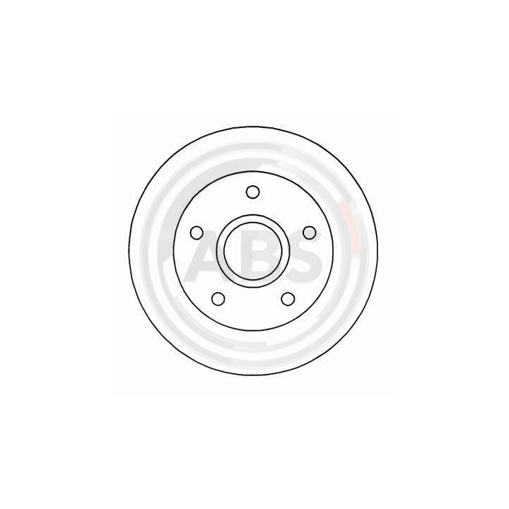 Stabdžių diskas A.B.S. 16027