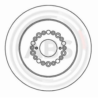 Stabdžių diskas A.B.S. 16159