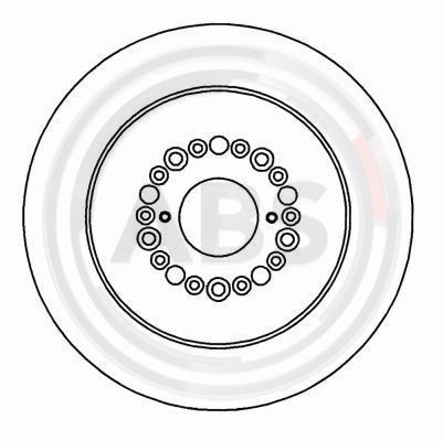 Stabdžių diskas A.B.S. 16159