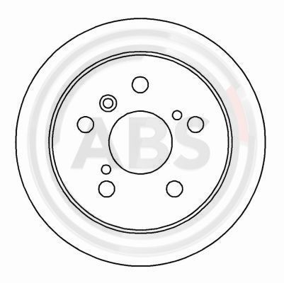 Stabdžių diskas A.B.S. 16229