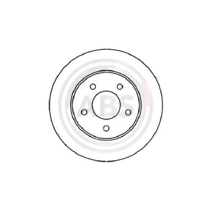 Stabdžių diskas A.B.S. 16360