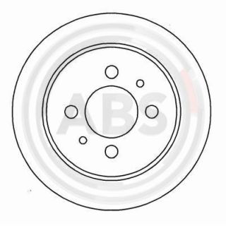 Stabdžių diskas A.B.S. 16474