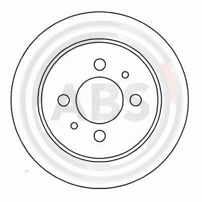 Stabdžių diskas A.B.S. 16474