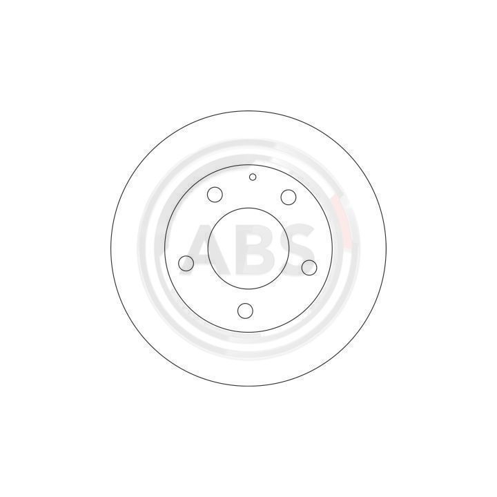 Stabdžių diskas A.B.S. 16676