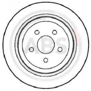 Stabdžių diskas A.B.S. 16715