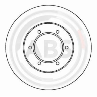 Stabdžių diskas A.B.S. 16910