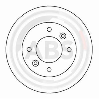 Stabdžių diskas A.B.S. 16936