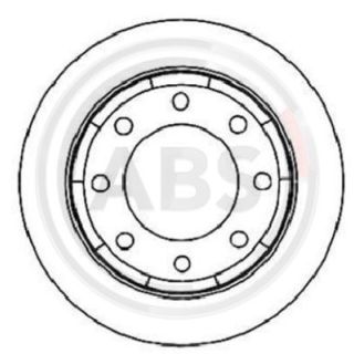 Stabdžių diskas A.B.S. 17291