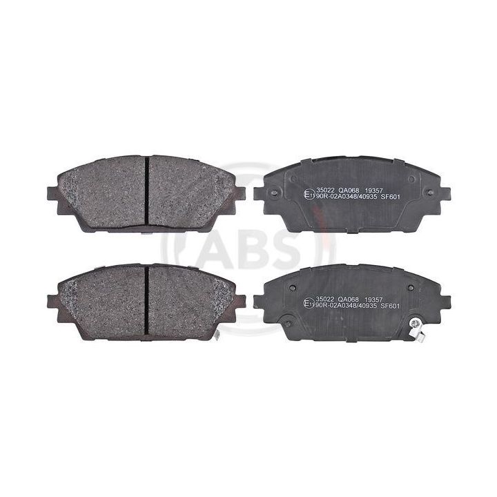 Stabdžių trinkelių rinkinys, diskinis stabdys A.B.S. 35022