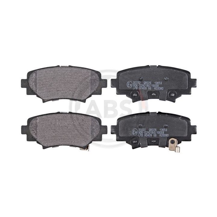 Stabdžių trinkelių rinkinys, diskinis stabdys A.B.S. 35032