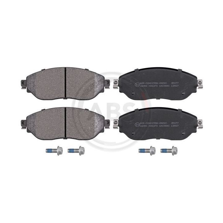 Stabdžių trinkelių rinkinys, diskinis stabdys A.B.S. 35077