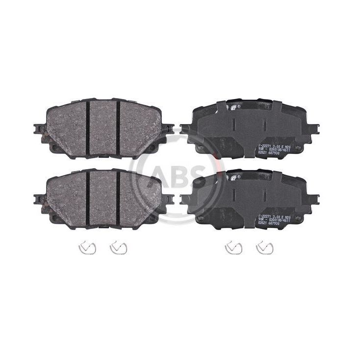 Stabdžių trinkelių rinkinys, diskinis stabdys A.B.S. 35126