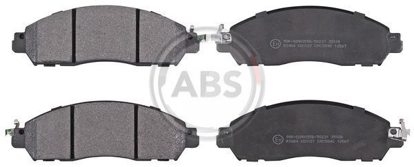 Stabdžių trinkelių rinkinys, diskinis stabdys A.B.S. 35128