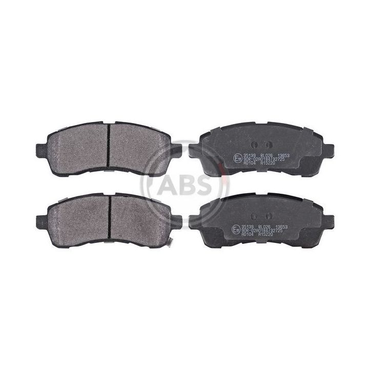 Stabdžių trinkelių rinkinys, diskinis stabdys A.B.S. 35139