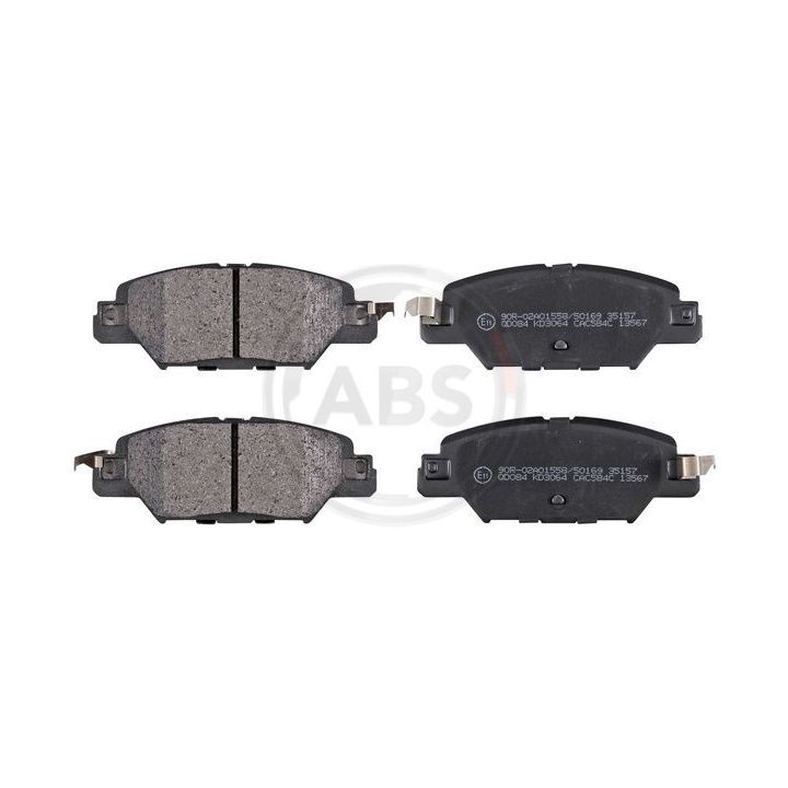 Stabdžių trinkelių rinkinys, diskinis stabdys A.B.S. 35157