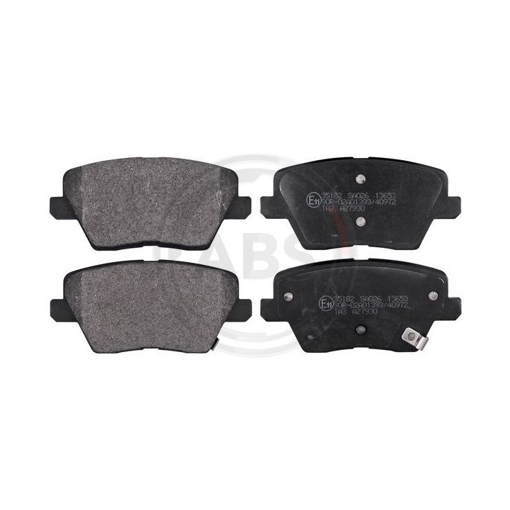 Stabdžių trinkelių rinkinys, diskinis stabdys A.B.S. 35182