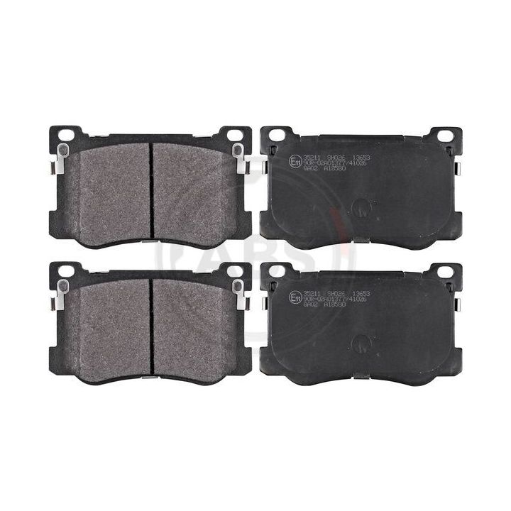 Stabdžių trinkelių rinkinys, diskinis stabdys A.B.S. 35211