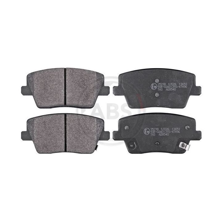 Stabdžių trinkelių rinkinys, diskinis stabdys A.B.S. 35238