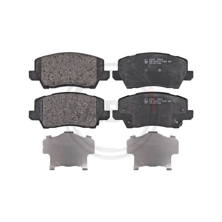 Stabdžių trinkelių rinkinys, diskinis stabdys A.B.S. 35242