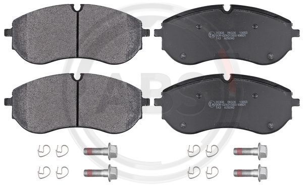 Stabdžių trinkelių rinkinys, diskinis stabdys A.B.S. 35308