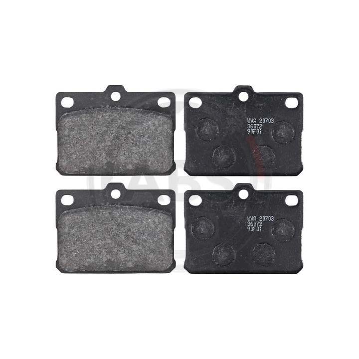 Stabdžių trinkelių rinkinys, diskinis stabdys A.B.S. 36072