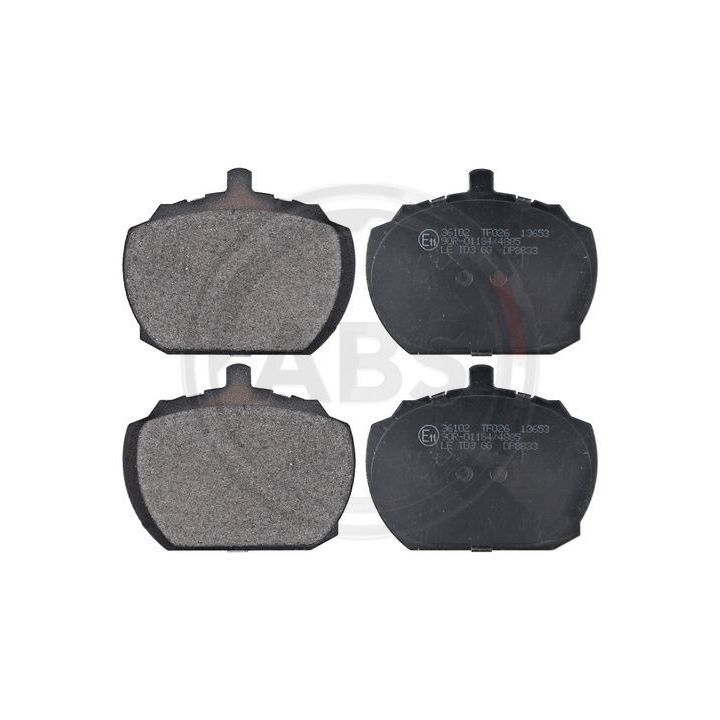 Stabdžių trinkelių rinkinys, diskinis stabdys A.B.S. 36102