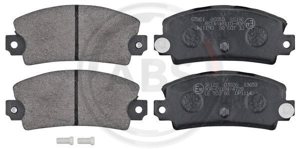 Stabdžių trinkelių rinkinys, diskinis stabdys A.B.S. 36122