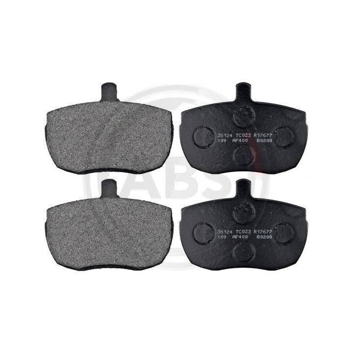 Stabdžių trinkelių rinkinys, diskinis stabdys A.B.S. 36124