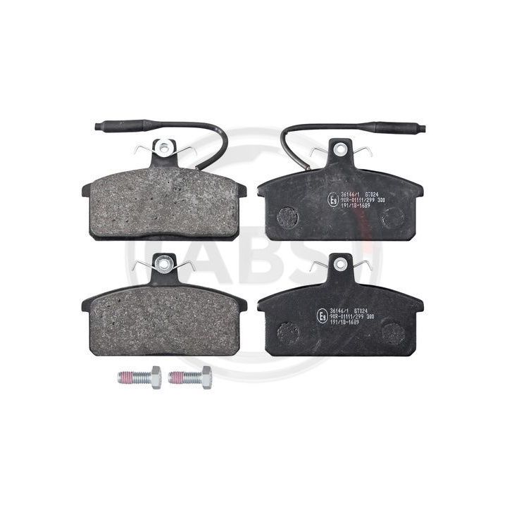 Stabdžių trinkelių rinkinys, diskinis stabdys A.B.S. 36146/1