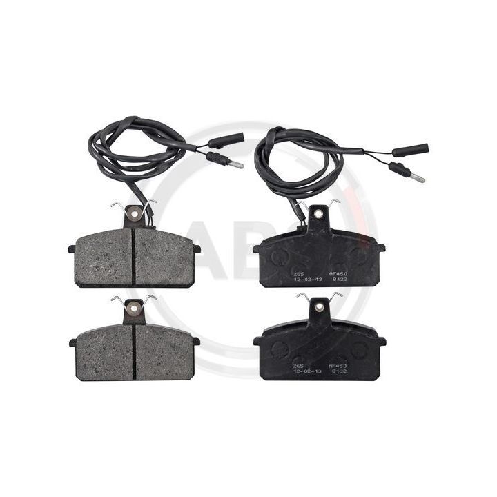 Stabdžių trinkelių rinkinys, diskinis stabdys A.B.S. 36146/2