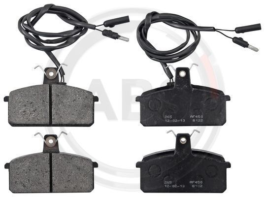 Stabdžių trinkelių rinkinys, diskinis stabdys A.B.S. 36146/2