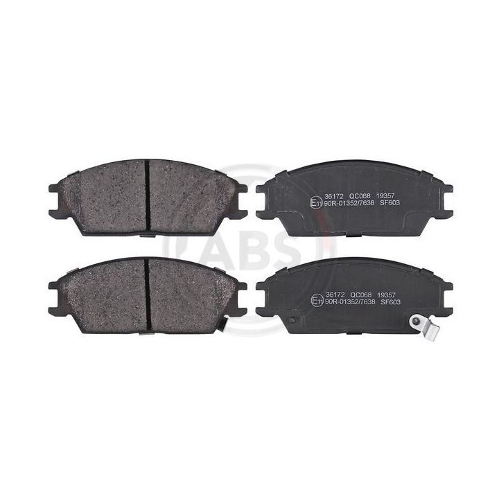 Stabdžių trinkelių rinkinys, diskinis stabdys A.B.S. 36172