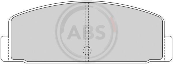 Stabdžių trinkelių rinkinys, diskinis stabdys A.B.S. 36390