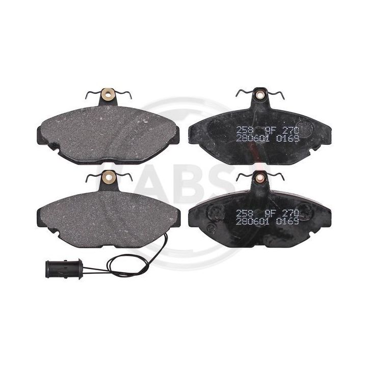 Stabdžių trinkelių rinkinys, diskinis stabdys A.B.S. 36513