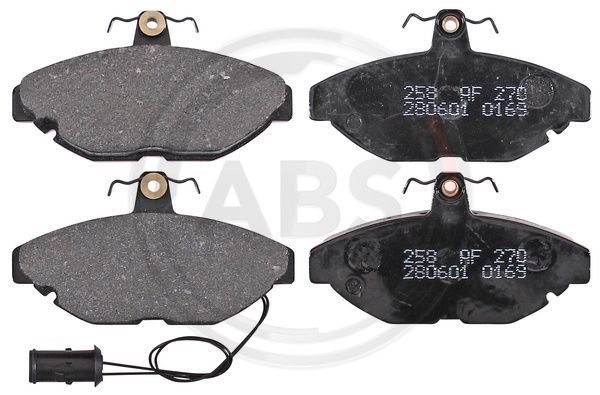 Stabdžių trinkelių rinkinys, diskinis stabdys A.B.S. 36513