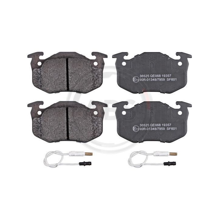 Stabdžių trinkelių rinkinys, diskinis stabdys A.B.S. 36525