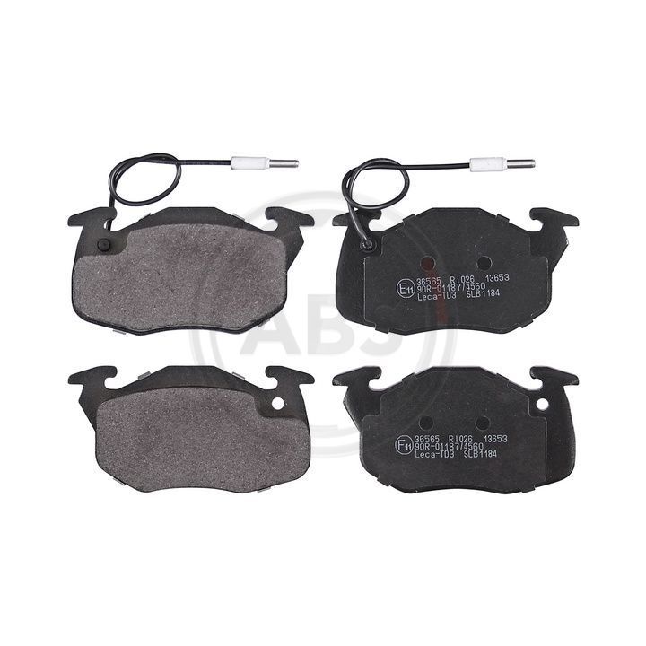 Stabdžių trinkelių rinkinys, diskinis stabdys A.B.S. 36565